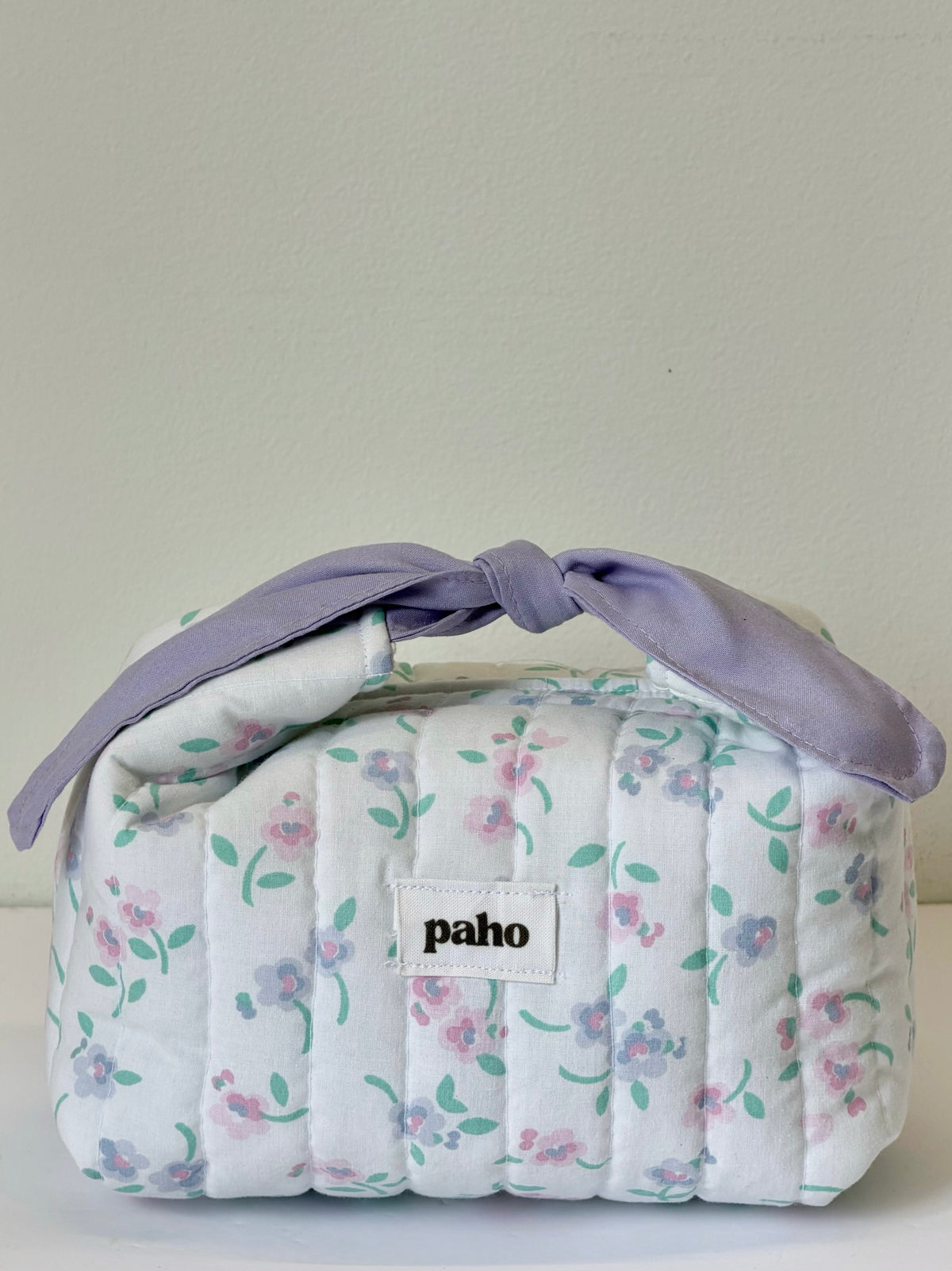 lilac bloom knot bag