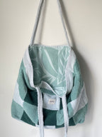 Patchwork Tote Green