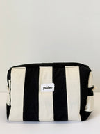 black & white vanity bag