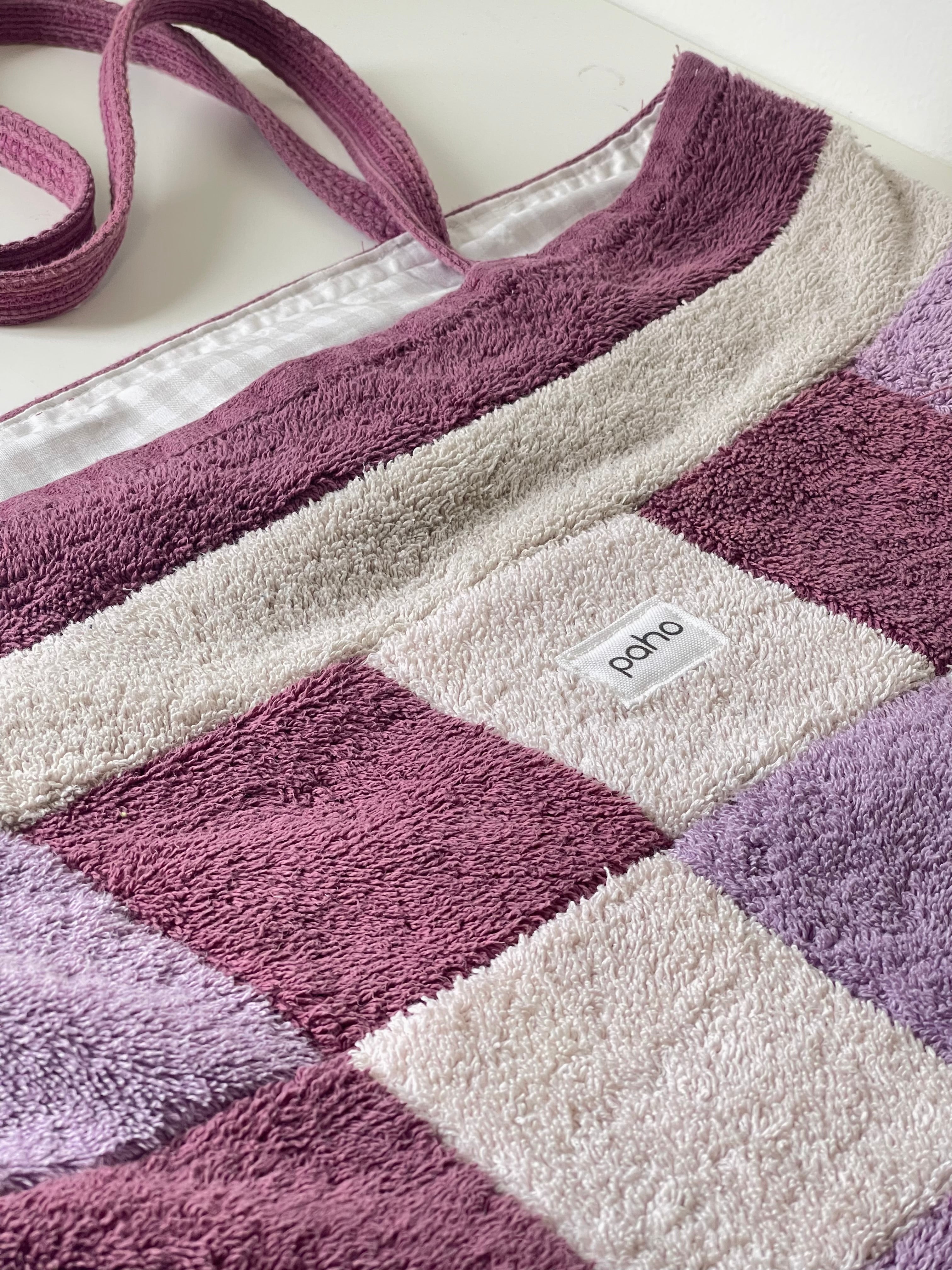 Patchwork Tote Purple