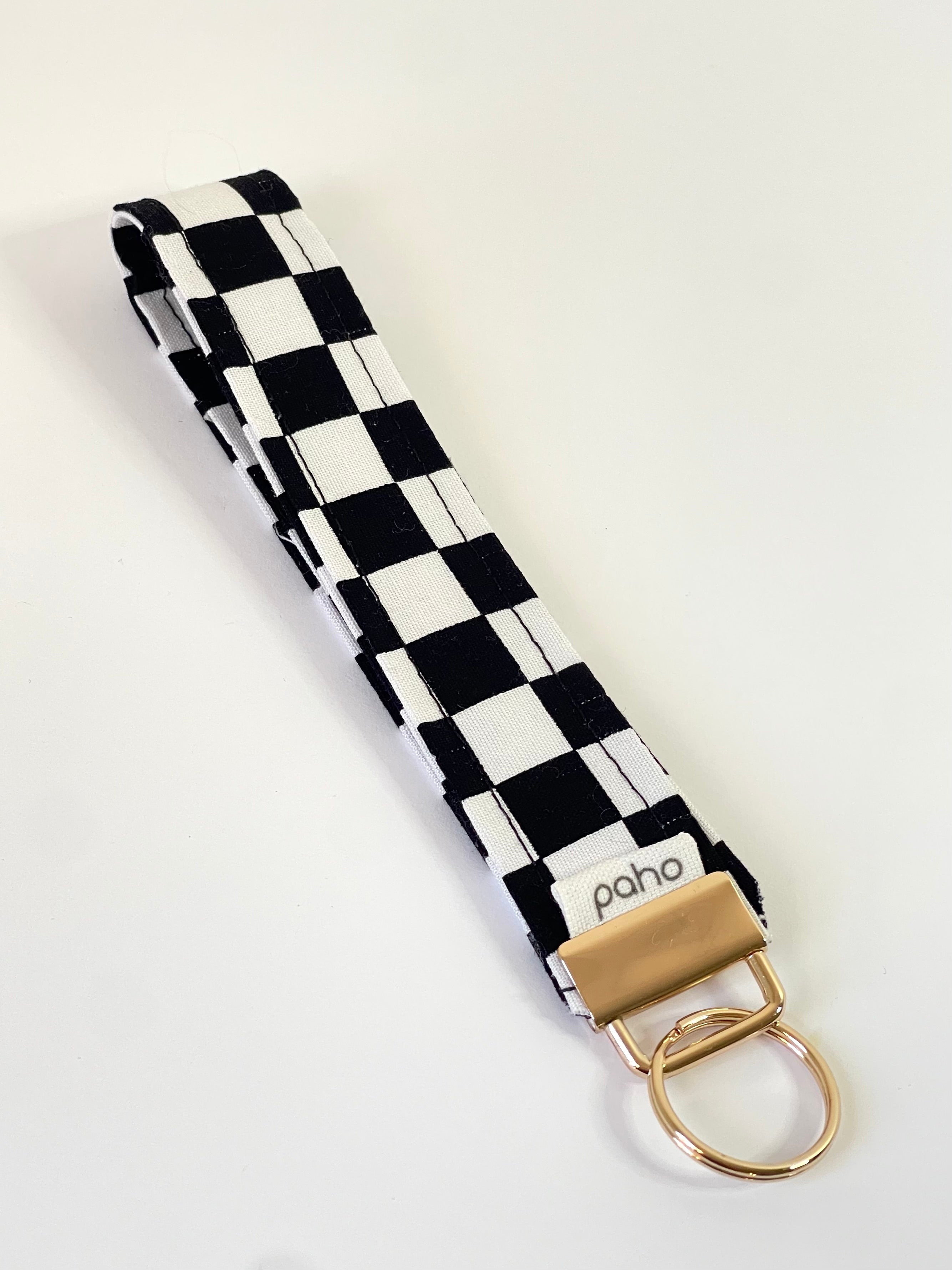 Checkered Wristlet