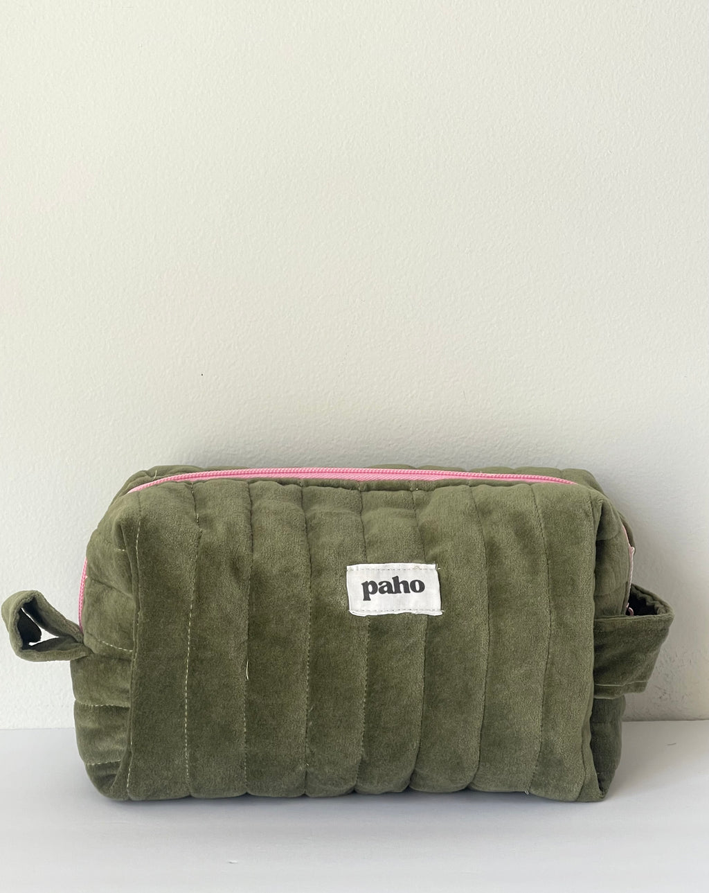 Green Velvet Bag