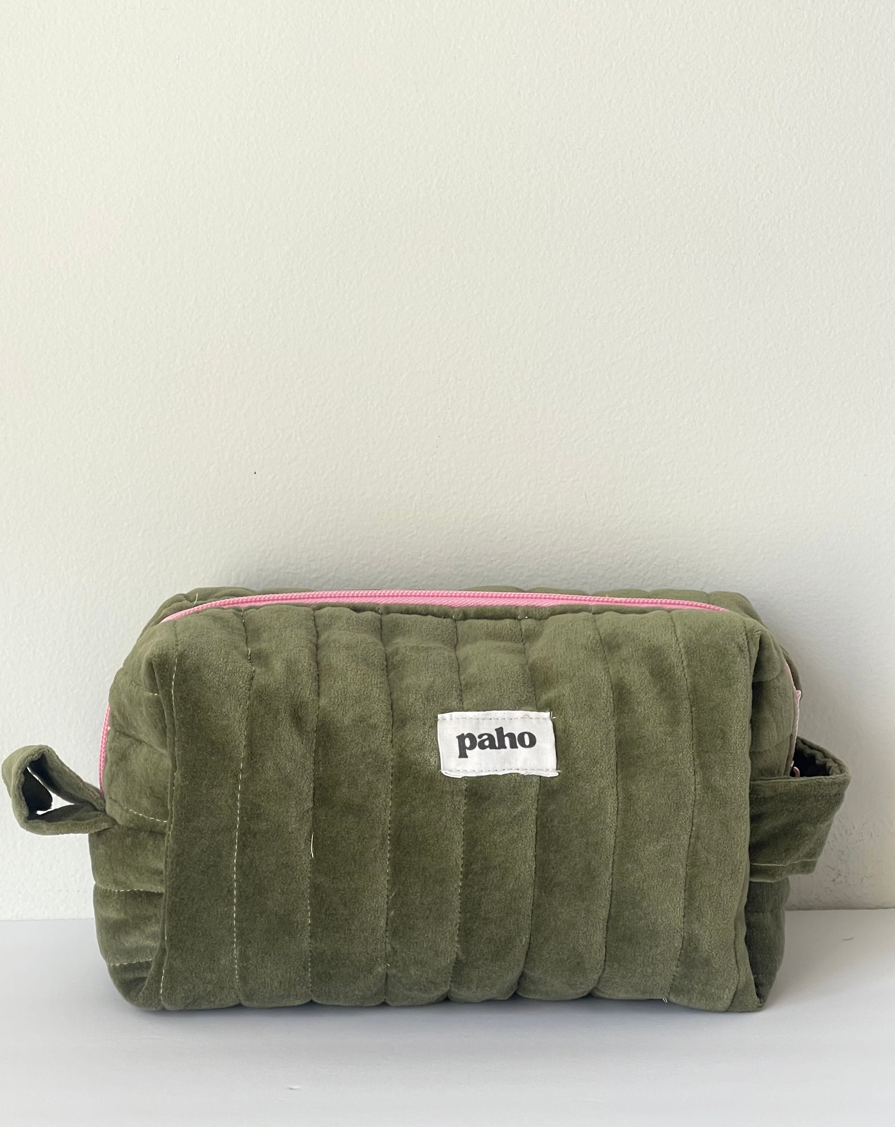 Green Velvet Bag