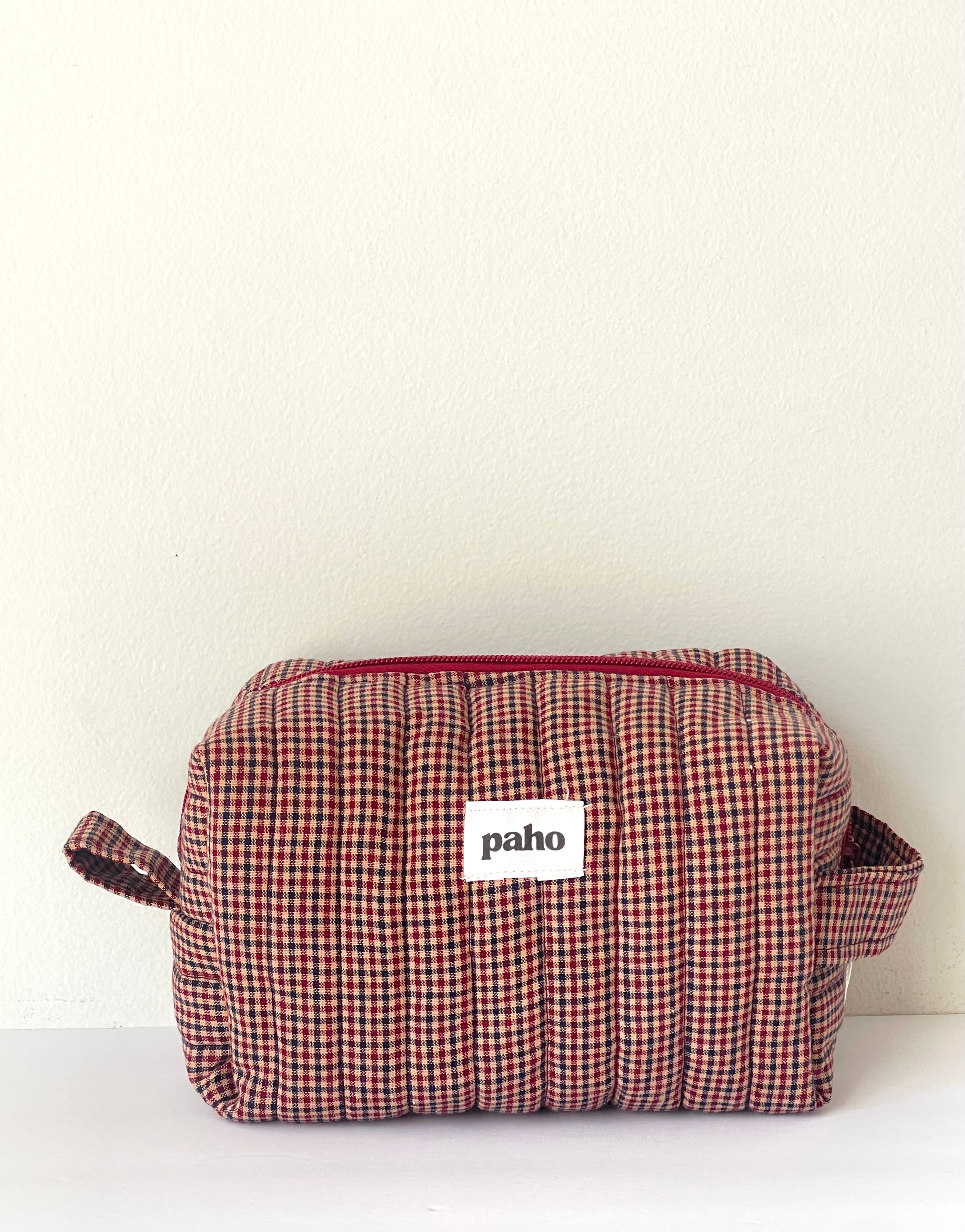Brown Gingham Bag
