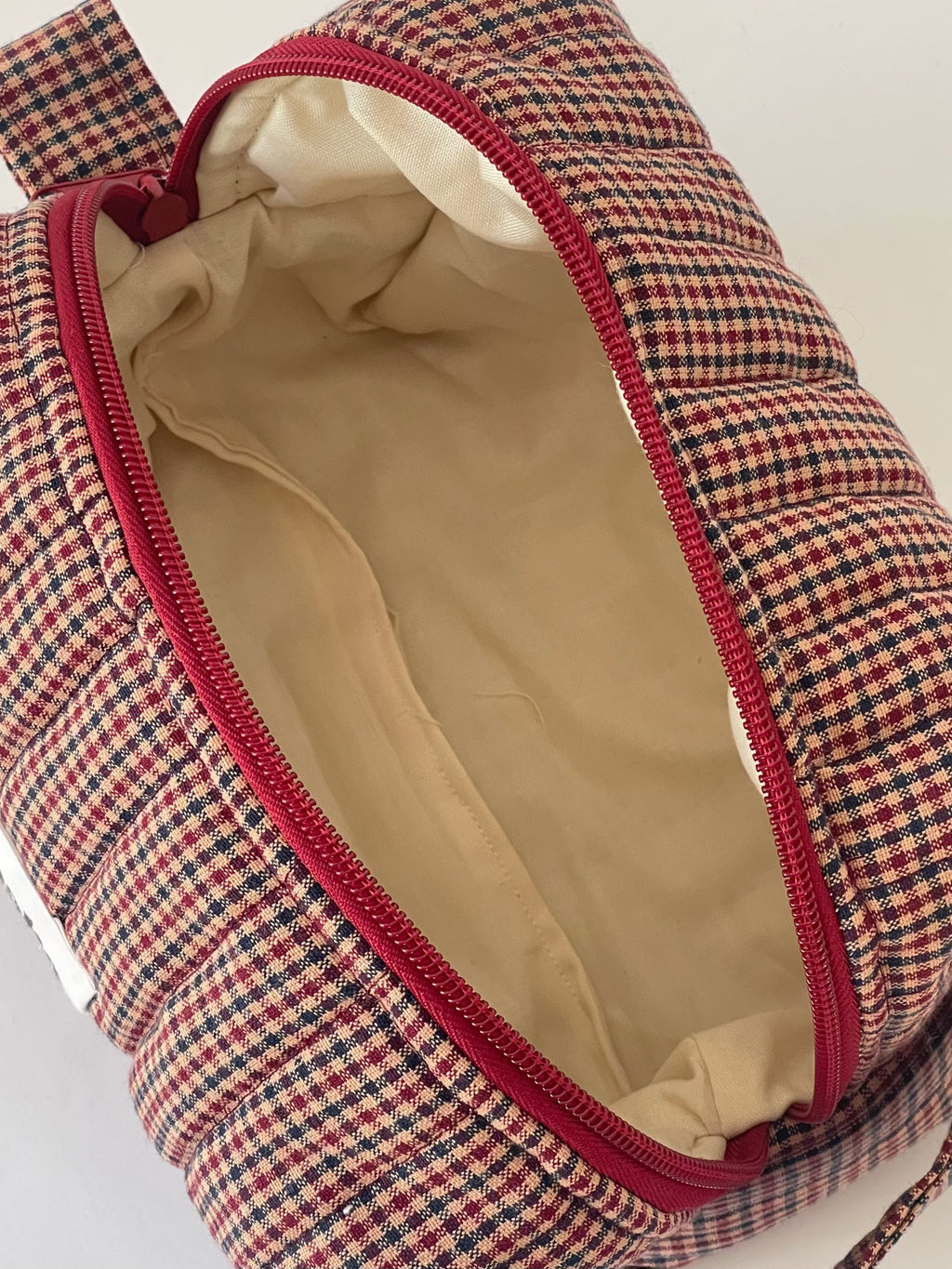 Brown Gingham Bag