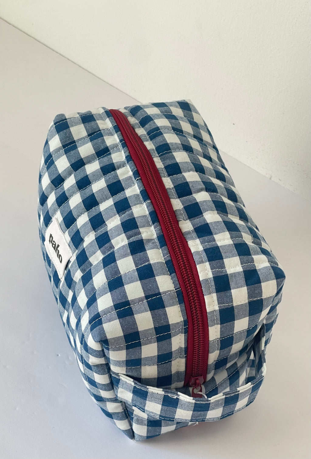 Blue Gingham Bag