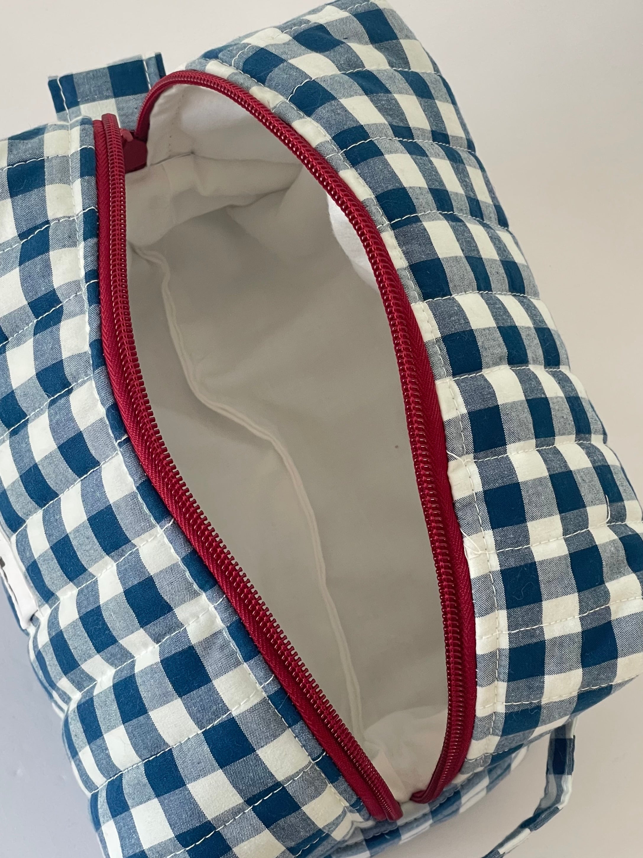 Blue Gingham Bag
