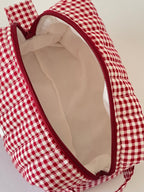 Red Gingham Bag