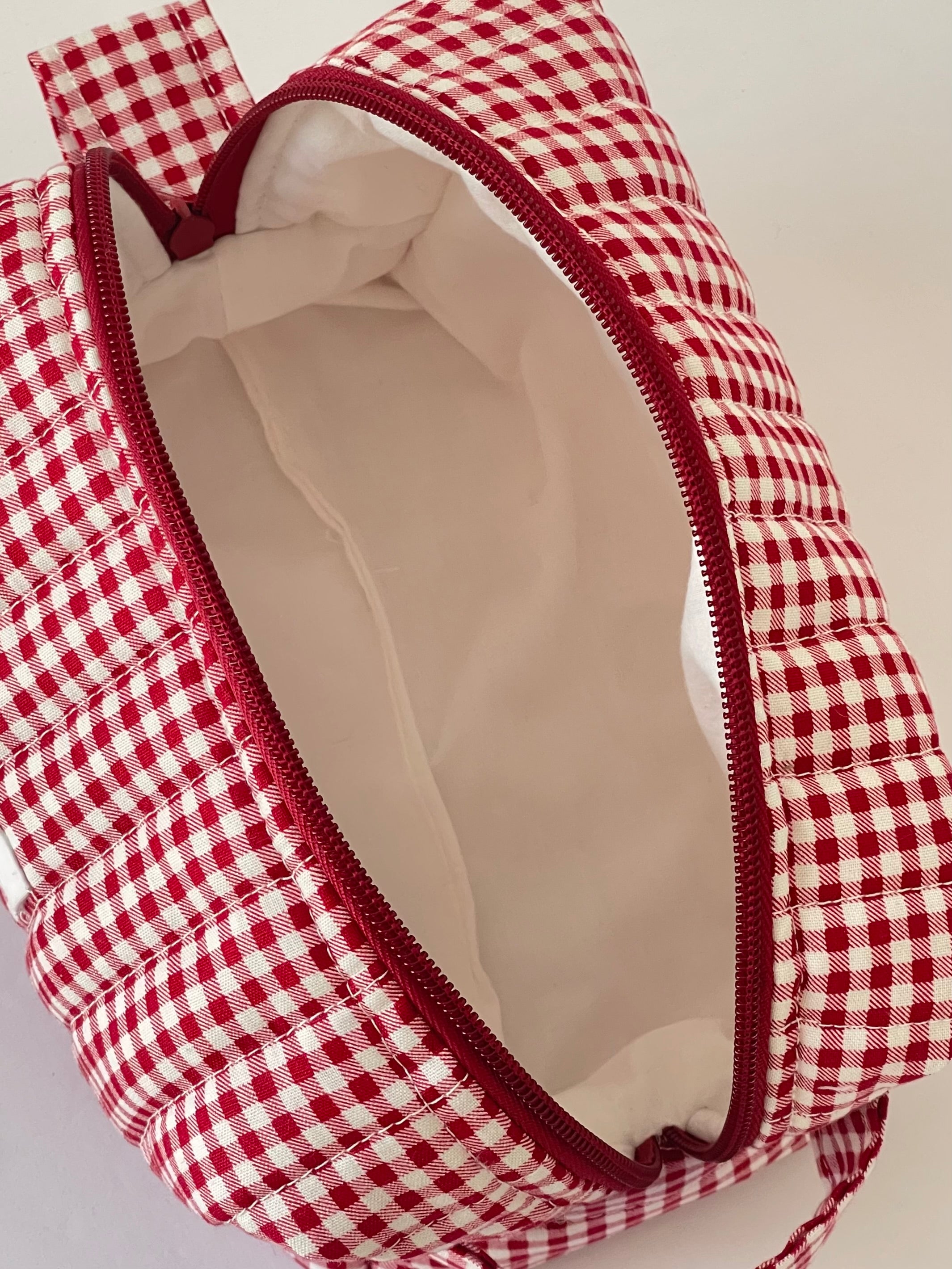 Red Gingham Bag
